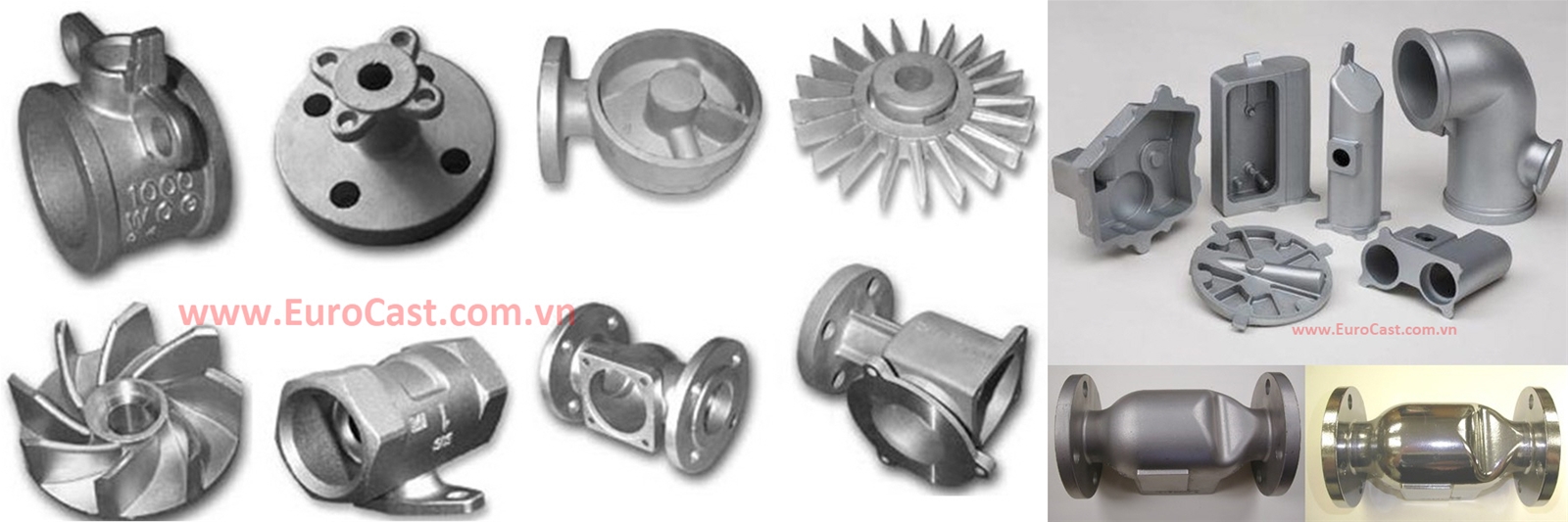 ポンプ、 バルブ、 コネクタ のインベストメント鋳造